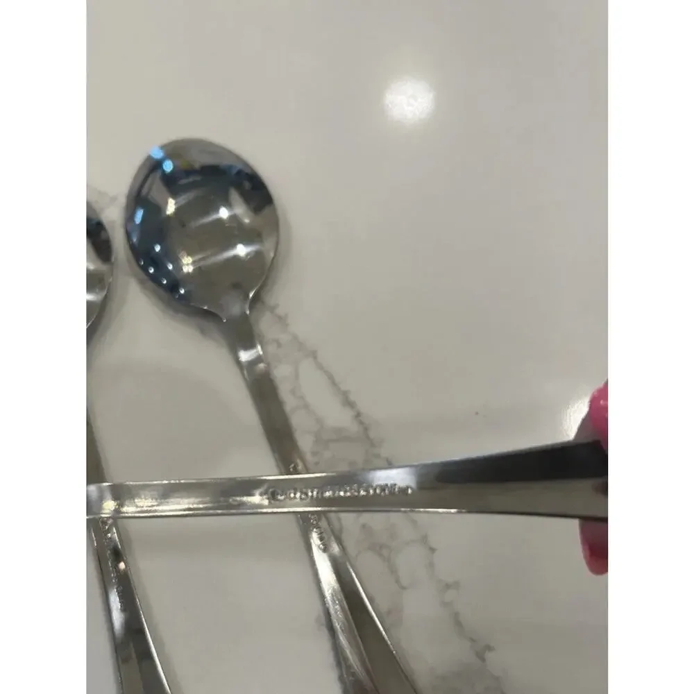 Stainless Steel X-Large Serving Spoons Set of 4 Buffet &‎ Banquet Style 9.5”